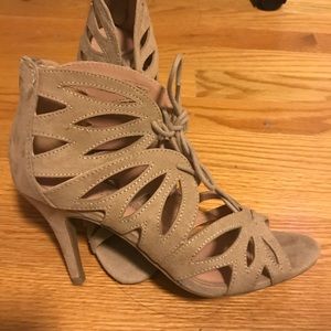 Christian Siriano for Payless - Nude Suede Heels